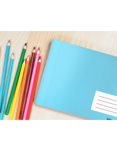 Libreta liderpapel write a5 apaisada 32h 60g m2 cuadro 3 mm con margen