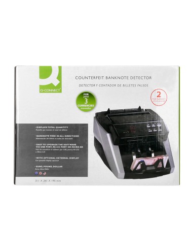 Detector y contador q connect de billetes falsos profesional avanzado