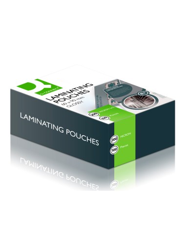 Bolsa de plastificar q connect 90 x 60 mm 200 mc carnet de nif caja de 100 unidades