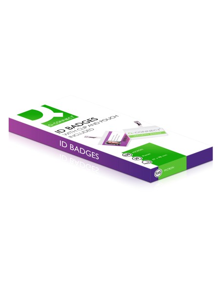 Bolsa de plastificar q connect 67x98 mm 125 mc con clip para tarjetas de visita caja de 25 unidades Bolsa de plastificar q connect 67x98 mm 125 mc con clip para tarjetas de visita caja de 25 unidades
