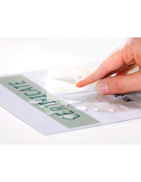 Bolsa de plastificar q connect 303 x 426 mm 125 mc din a3 caja de 100 unidades Bolsa de plastificar q connect 303 x 426 mm 125 mc din a3 caja de 100 unidades