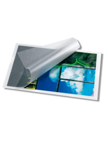 Bolsa de plastificar q connect 303 x 426 mm 125 mc din a3 caja de 100 unidades