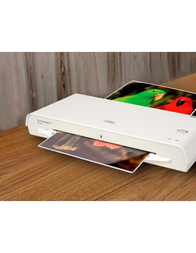 Bolsa de plastificar q connect 303 x 216 mm 125 mc din a4 a caja de 100 unidades