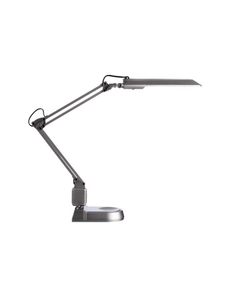 Lampara de oficina archivo 2000 ecostar fluorescente abs y aluminio con base color plata Lampara de oficina archivo 2000 ecostar fluorescente abs y aluminio con base color plata