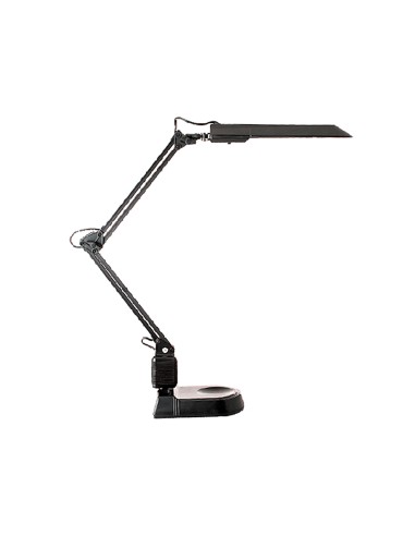 Lampara de oficina archivo 2000 ecostar fluorescente abs y aluminio con base color negro