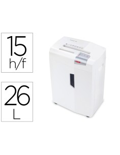 Destructora de documentos hsm shredstar x15 capacidad de corte 15 h en particulas destruyegrapas clips cd y tarjetas