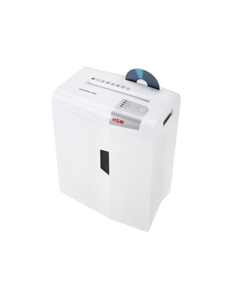 Destructora de documentos hsm shredstar x10 capacidad de corte 10h en particulas destruye grapas clips cd y tarjetas