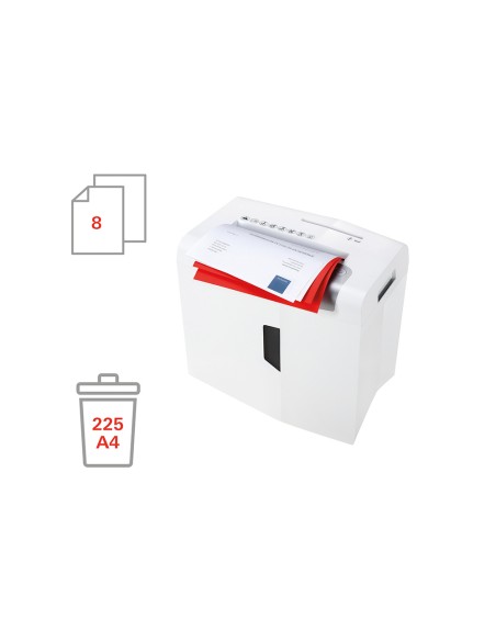 Destructora de documentos hsm shredstar x8 capacidad de corte 8 h en particulas destruye grapas clips cd y tarjetas