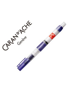 Pincel caran d ache con deposito de agua regulable cuerpo enroscable y capuchon con clip