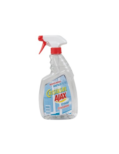 Limpiacristales liquido ajax cristalino con pistola pulverizadora 750 ml