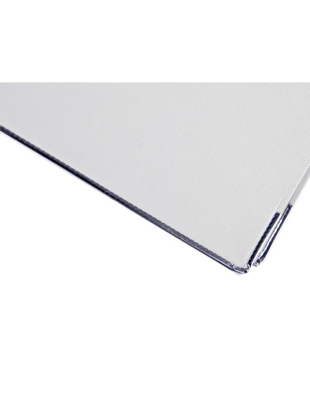 Archivador de palanca liderpapel folio documenta forrado pvc con rado lomo 75mm blanco con compresor