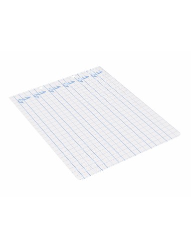 Recambio liderpapel cuarto apaisado pautaguia 100 hojas 75 g cuadriculado pautado 8 mm con margen 2 taladros