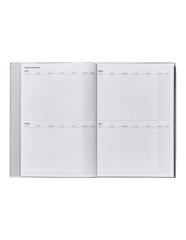 Cuaderno de programacion additio a4 plan mensual y programacion semanal del curso sin fechas