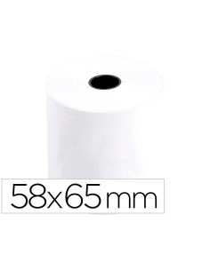 Rollo sumadora q connect electro 58 mm ancho x 65 mm diametro sin bisfenol a