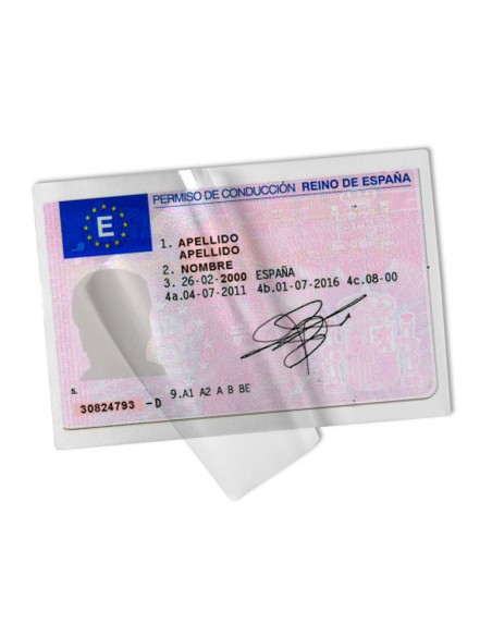 Bolsa de plastificar q connect 110 x 230 mm 125 mc carnet de conducir caja de 100 unidades Bolsa de plastificar q connect 110 x 230 mm 125 mc carnet de conducir caja de 100 unidades