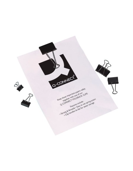 Pinza metalica q connect reversible n1 19 mm caja de 10 unidades