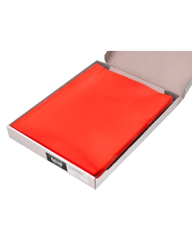 Carpeta dossier unero plastico q connect din a4 120 micras roja caja de 100 unidades