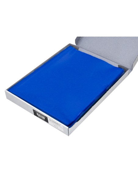 Carpeta dossier unero plastico q connect din a4 120 micras azul caja de 100 unidades