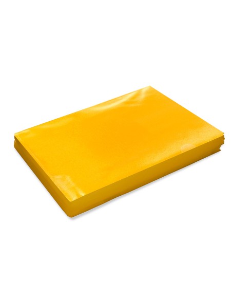 Carpeta dossier unero plastico q connect din a4 120 micras amarilla caja de 100 unidades