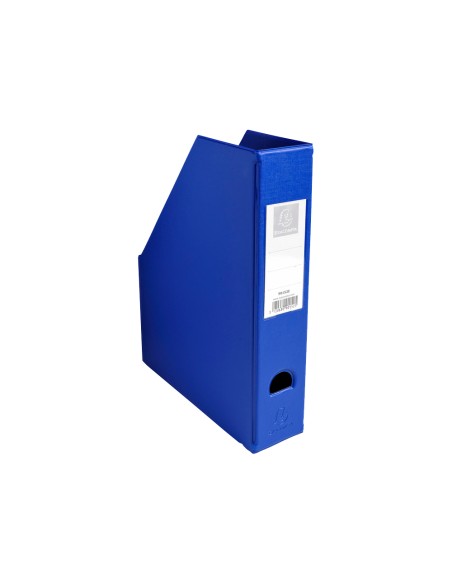 Revistero exacompta pvc lomo 70 mm color azul 230x310x70 mm