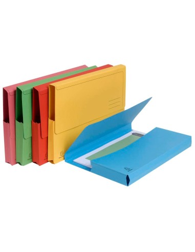 Subcarpeta cartulina con bolsa exacompta din a4 colores surtidos 290 gr