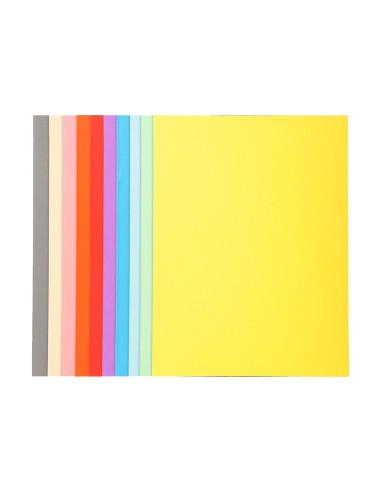 Subcarpeta cartulina reciclada exacompta din a4 10 colores surtidos 170 gr