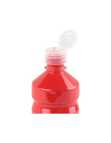 Tempera liquida liderpapel escolar 500 ml rojo