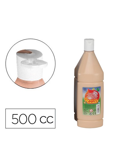 Tempera liquida jovi escolar 500 ml carne
