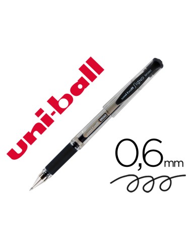 Boligrafo uni ball um 153 signo broad negro 1 mm tinta gel