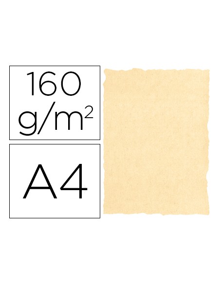 Papel pergamino din a4 160 gr color pergamino crema paquete de 25 hojas Papel pergamino din a4 160 gr color pergamino crema paquete de 25 hojas