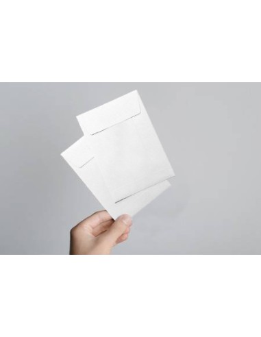 Sobre liderpapel bolsa a 6 offset blanco 100 gr 184x261 mm con tira de silicona caja de 250 unidades