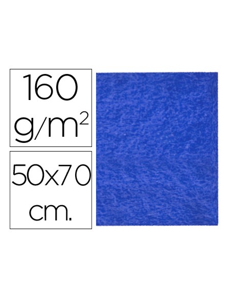 Fieltro liderpapel 50x70cm azul oscuro 160g m2
