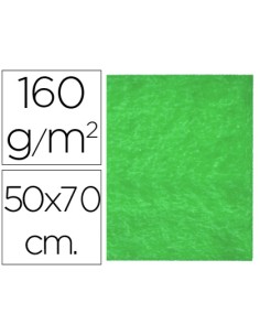 Fieltro liderpapel 50x70cm verde 160g m2