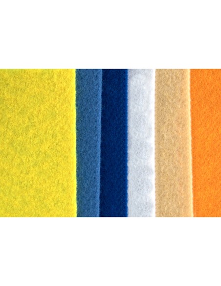 Fieltro liderpapel 50x70cm naranja 160g m2