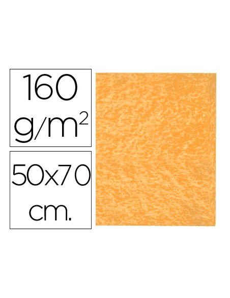 Fieltro liderpapel 50x70cm naranja 160g m2