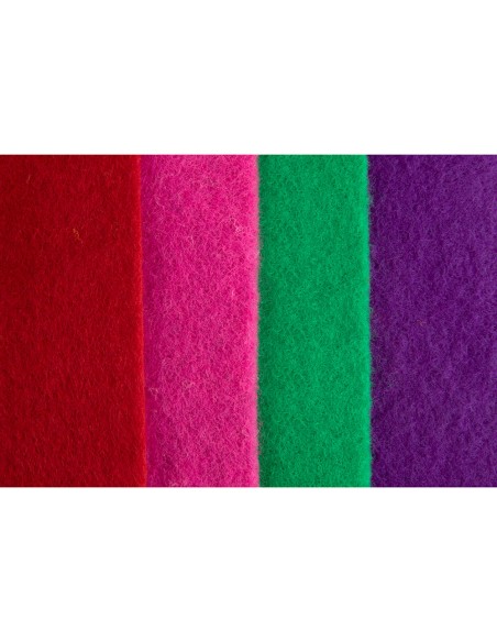 Fieltro liderpapel 50x70cm rojo 160g m2