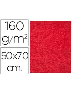 Fieltro liderpapel 50x70cm rojo 160g m2