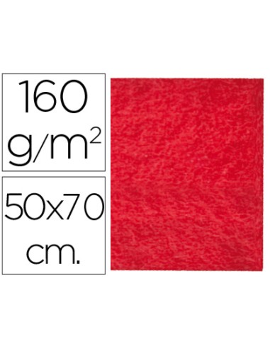 Fieltro liderpapel 50x70cm rojo 160g m2