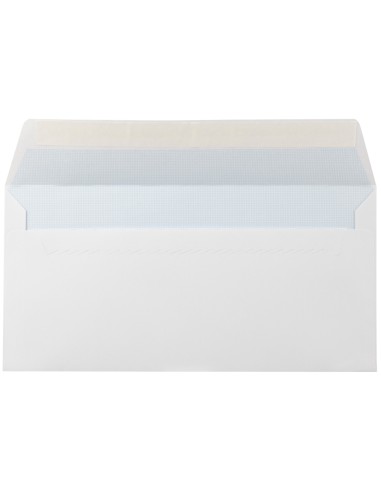 Sobre liderpapel n 2 blanco din americano 110x220 mm tira de silicona paquete de 25 unidades