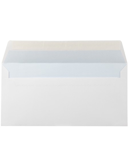 Sobre liderpapel n 2 blanco din americano 110x220 mm tira de silicona paquete de 25 unidades