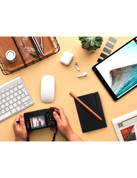 Libreta liderpapel simil piel a6 120 hojas 70g m2 liso colores surtidos