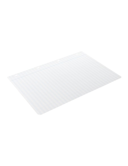 Recambio liderpapel a4 pautaguia 100 hojas 75 g m2 cuadriculado pautado 25 mm con margen 4 taladros