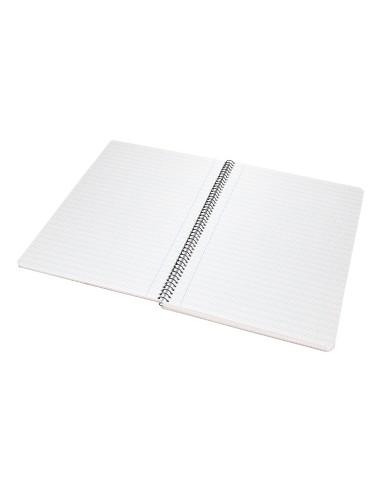 Cuaderno espiral liderpapel folio pautaguia tapa dura 80h 75 gr cuadro pautado 25mm con margen colores surtidos