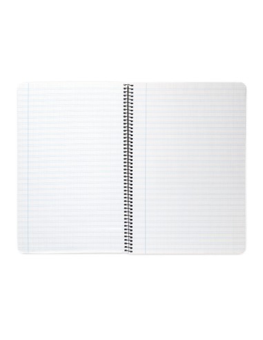 Cuaderno espiral liderpapel folio pautaguia tapa dura 80h 75 gr cuadro pautado 25mm con margen colores surtidos