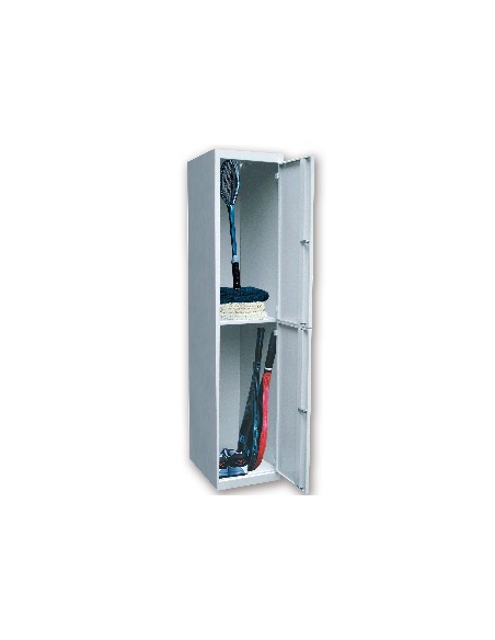 Taquilla metalica ar storage 50x180x40 cm 2 puertas con llave color gris inicial Taquilla metalica ar storage 50x180x40 cm 2 puertas con llave color gris inicial