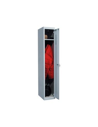 Taquilla metalica ar storage 50x180x30 cm 1 puerta con llave color gris inicial