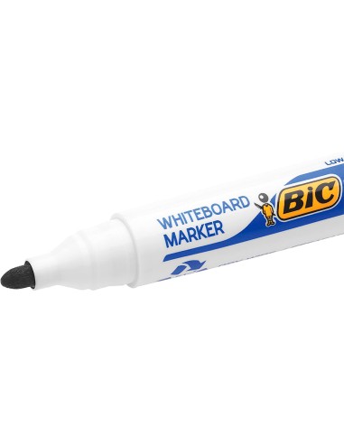 Rotulador bic velleda para pizarra negro punta redonda 13 mm
