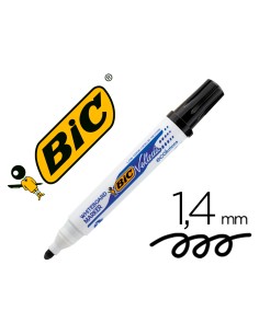 Rotulador bic velleda para pizarra negro punta redonda 13 mm