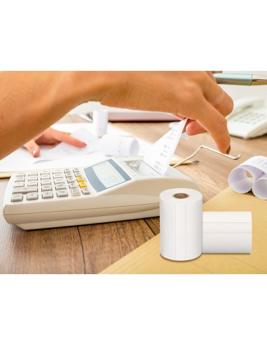 Rollo sumadora q connect termico 57x40x11 mm 58 gr sin bisfenol a