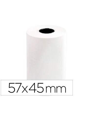 Rollo sumadora q connect termico 57x45x11 mm 58 gr sin bisfenol a